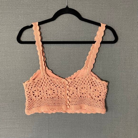 Taylor and Sage Crochet top Gypsy Festival Boho Indie - Picture 2 of 6